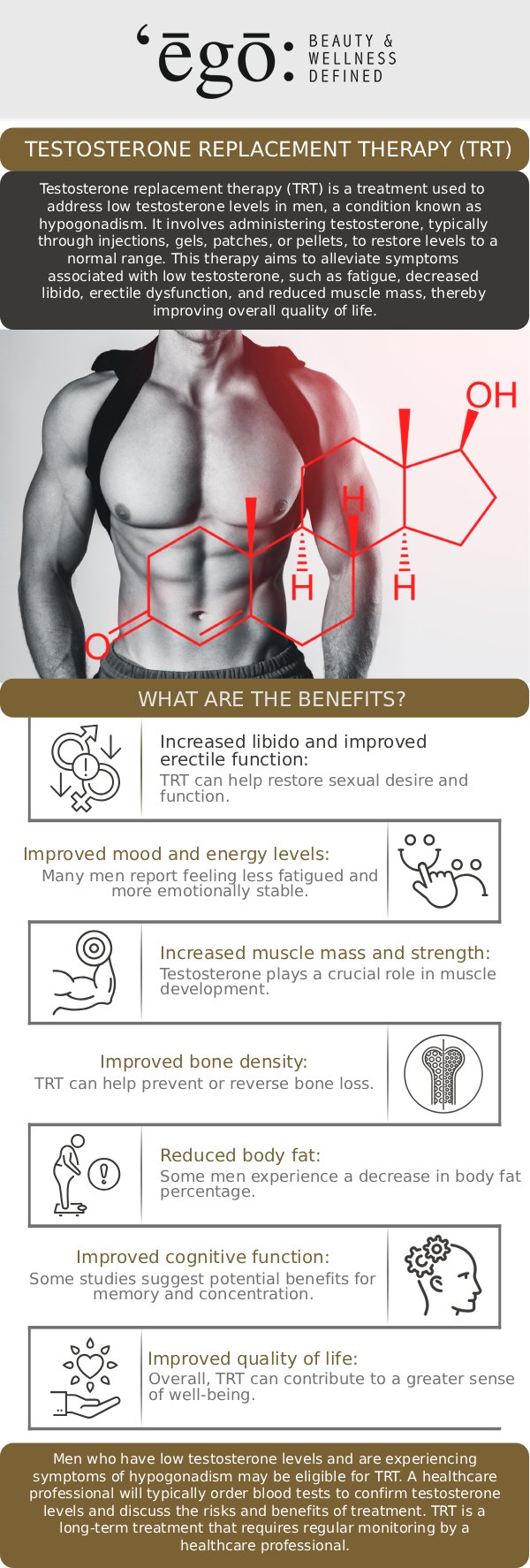 Common questions asked by clients: What is testosterone replacement therapy (TRT)? What are the signs of low testosterone? How is the testosterone administered? Is testosterone replacement therapy safe? For more information, contact us or schedule an appointment online. We are conveniently located at 109 N Church St, Lodi, CA 95240.