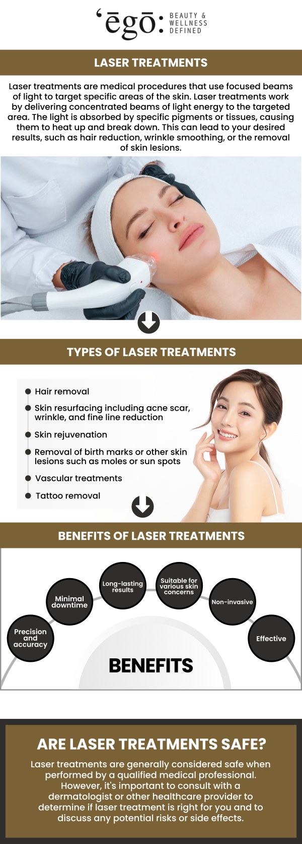 PicoSure is a fast and effective non-surgical laser treatment for all skin types that reduces sun damage, marks, spots from aging, and acne scars and treats other common signs of aging like fine lines and wrinkles. It is an effective skin rejuvenation treatment that offers many cosmetic benefits, including improved collagen production and bright, luminous skin. Our specialists at Ego Beauty and Wellness offer PicoSure laser treatments. For more information, contact us or schedule an appointment online. We have convenient locations to serve you in Modesto, CA, and Lodi, CA